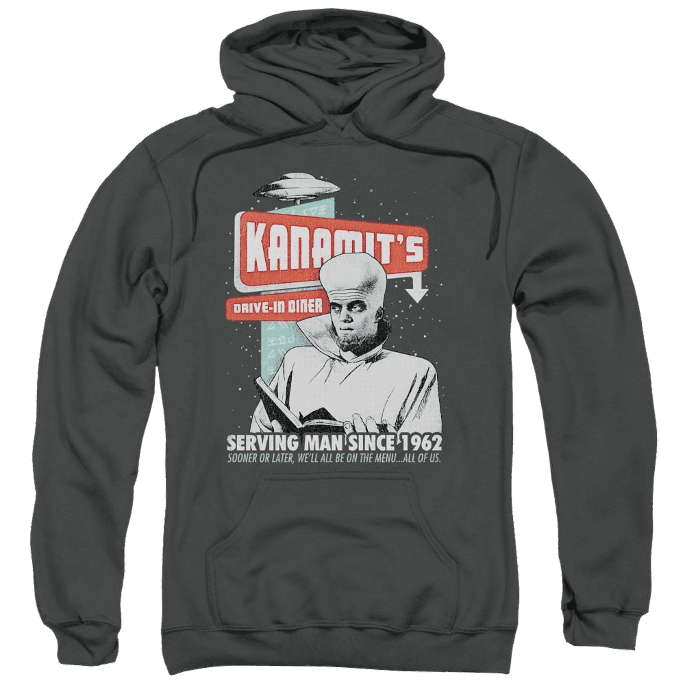 The Twilight Zone Kanamits Diner Pullover Hoodie