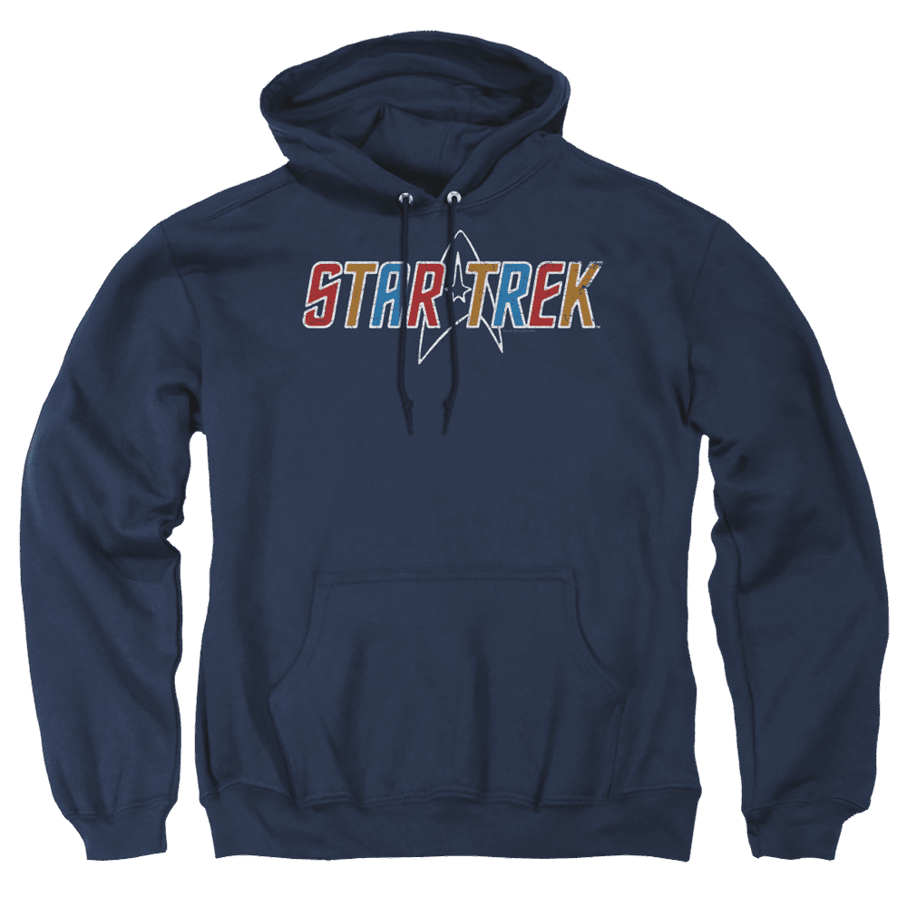 Star Trek Multi Colored Logo Pullover Hoodie