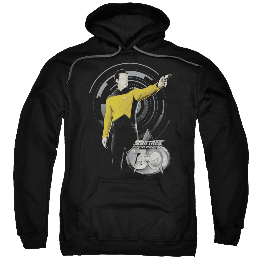 Star Trek Data 30 Pullover Hoodie