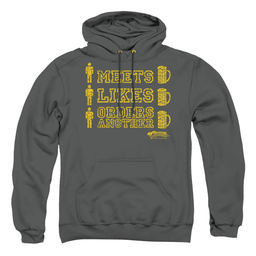 Cheers Man Meets Beer – Pullover Hoodie