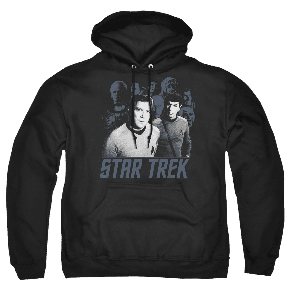 Star Trek Kirk Spock And Company Pullover Hoodie