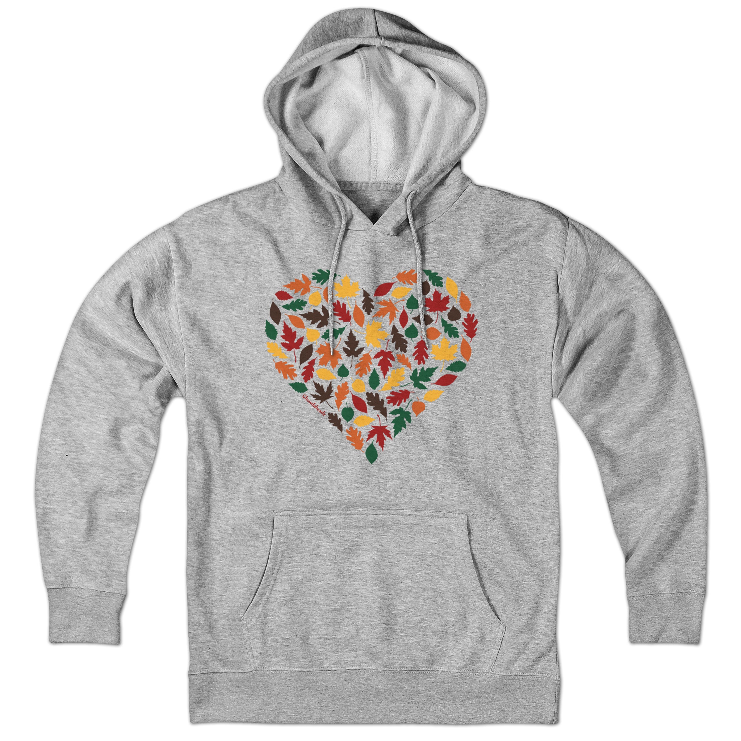 Fall Leaves Heart Hoodie