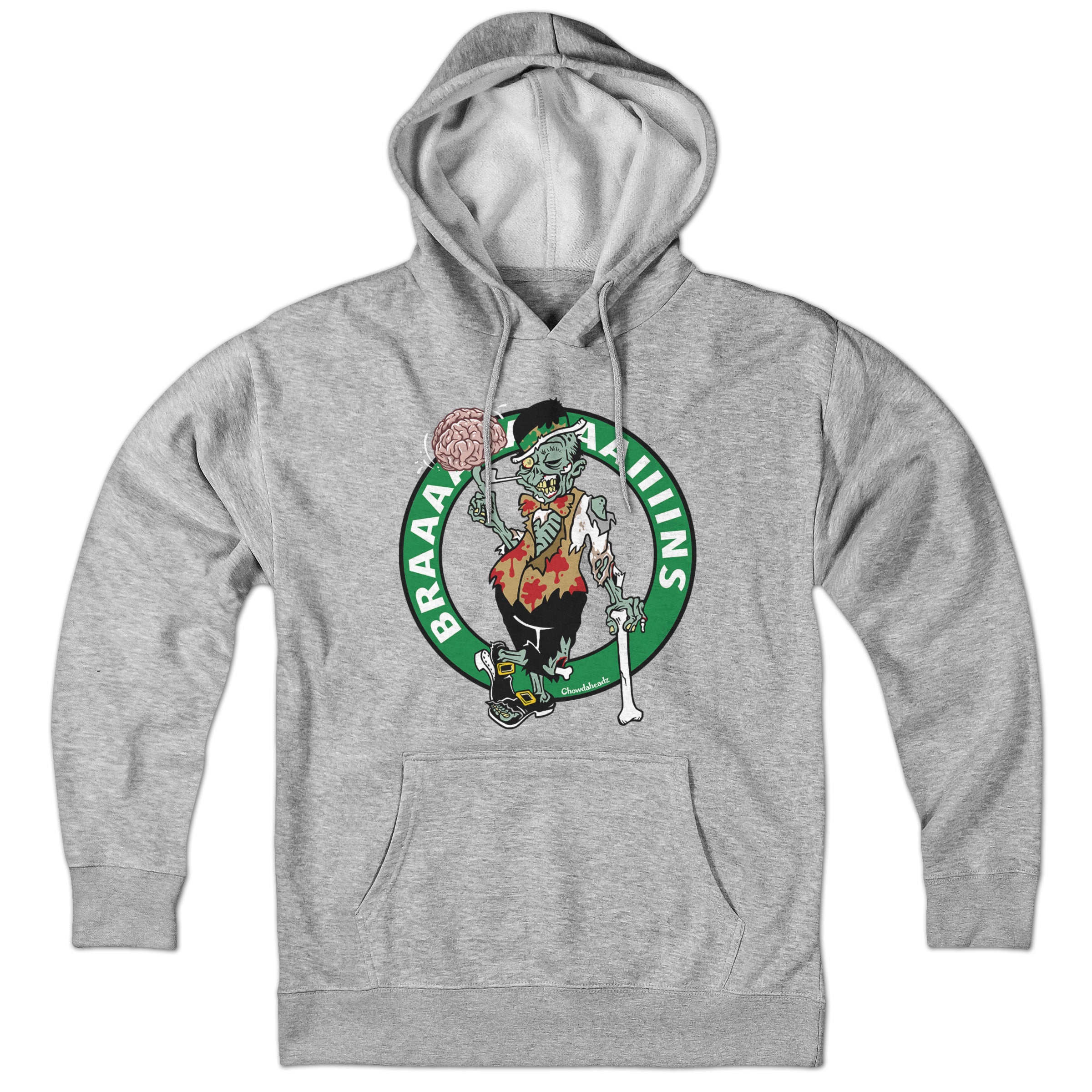 Halloween Zombie Circle Logo Hoodie