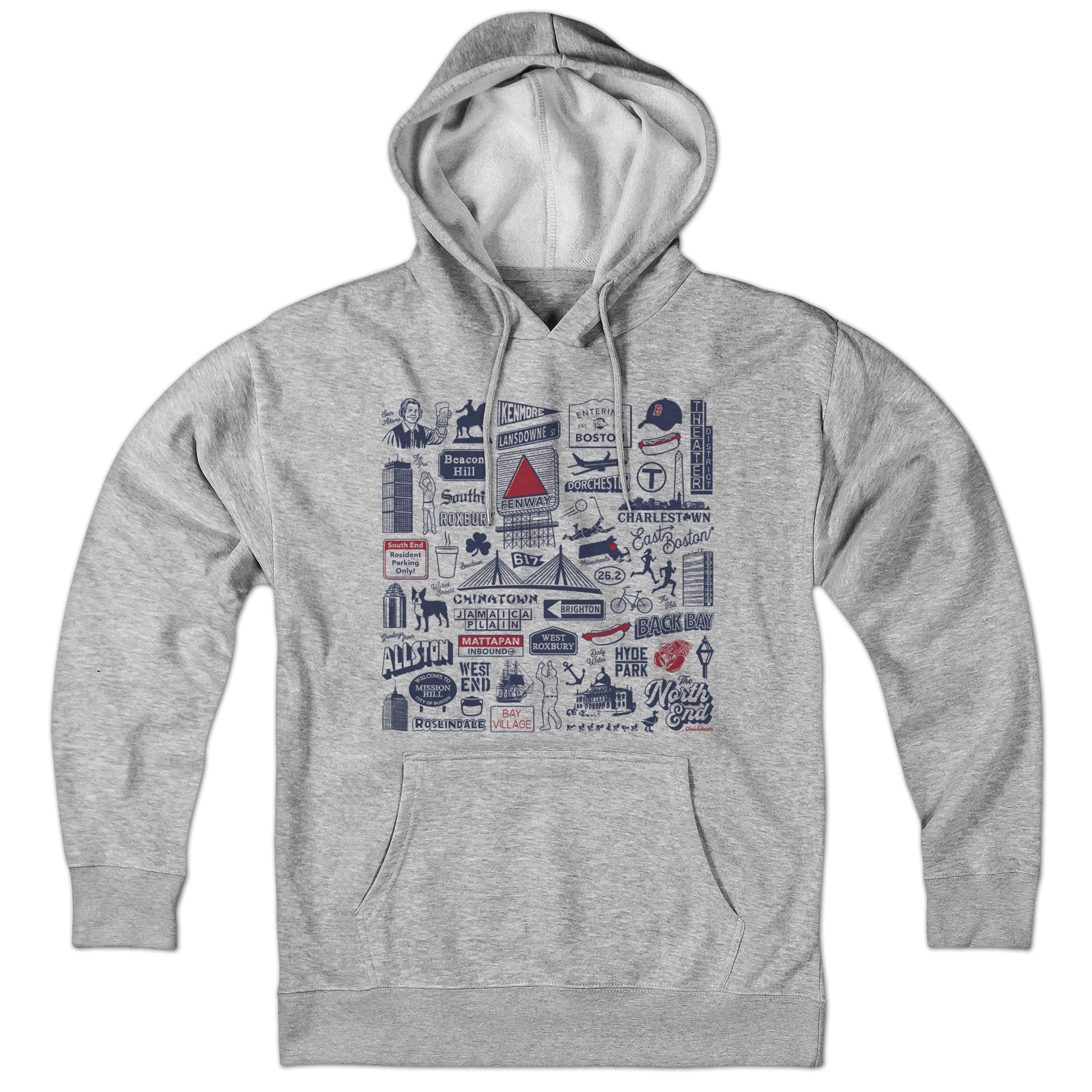 Boston Tourist Attraction Hoodie