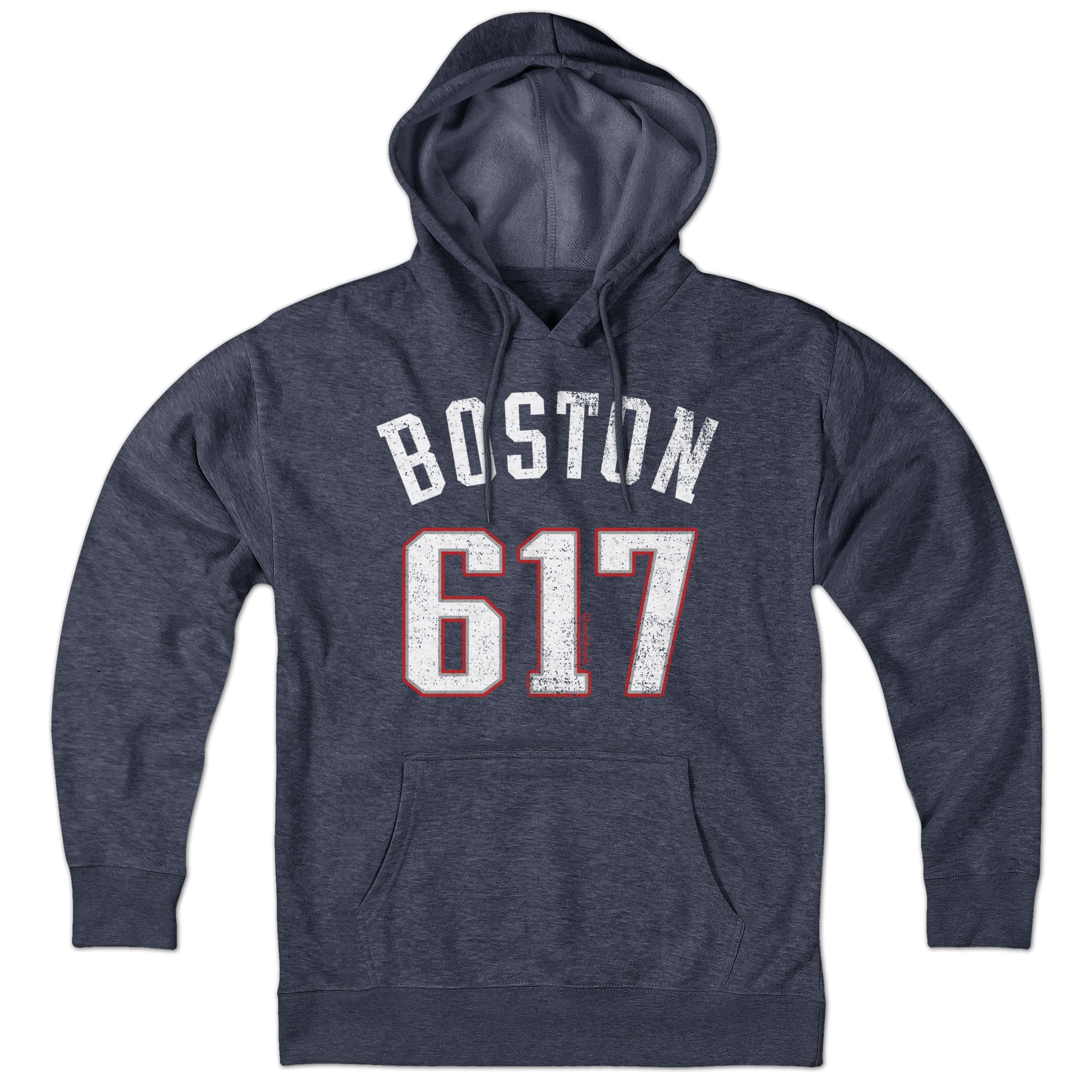 Boston 617 Football Hoodie