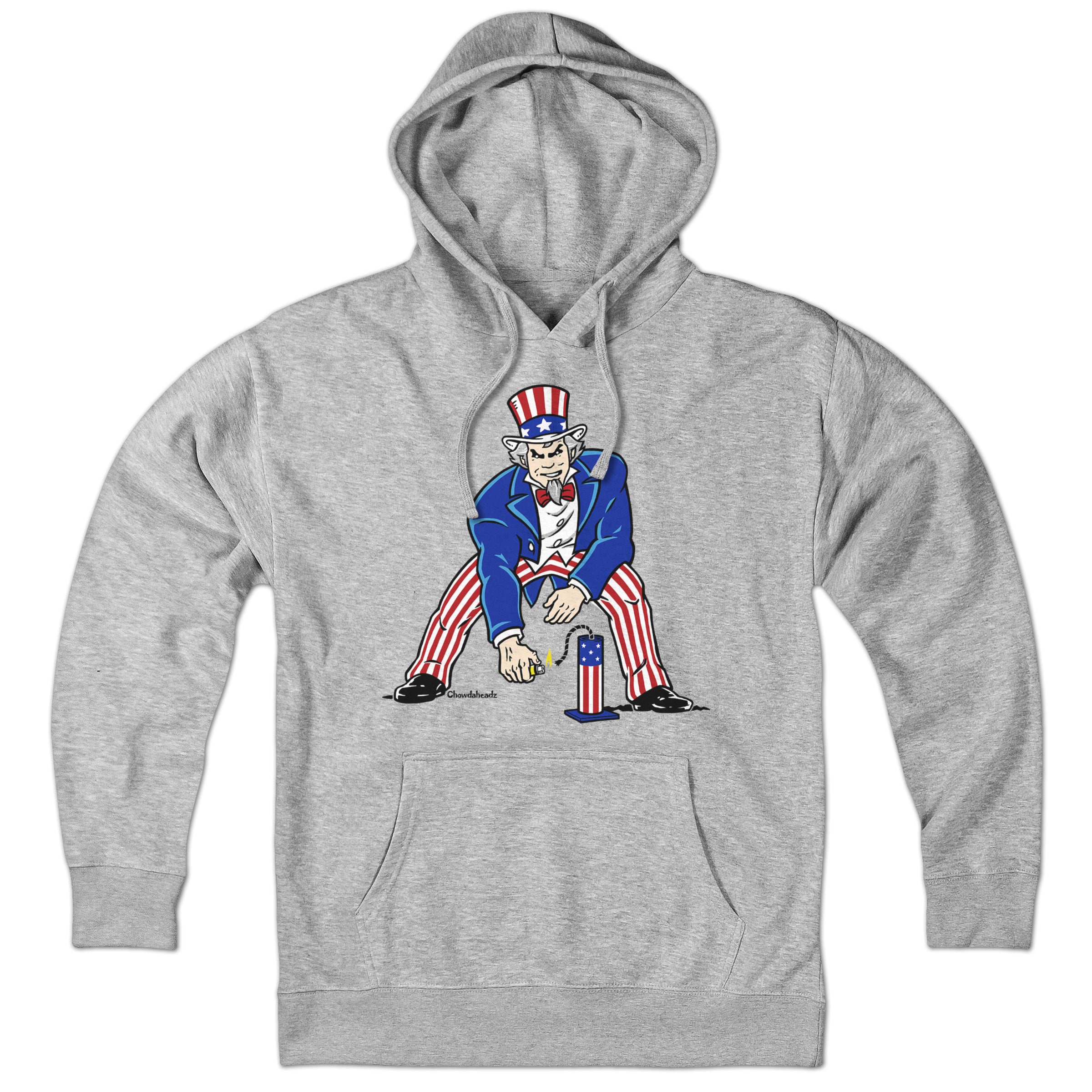 Three Point Stance Uncle Sam Hoodie