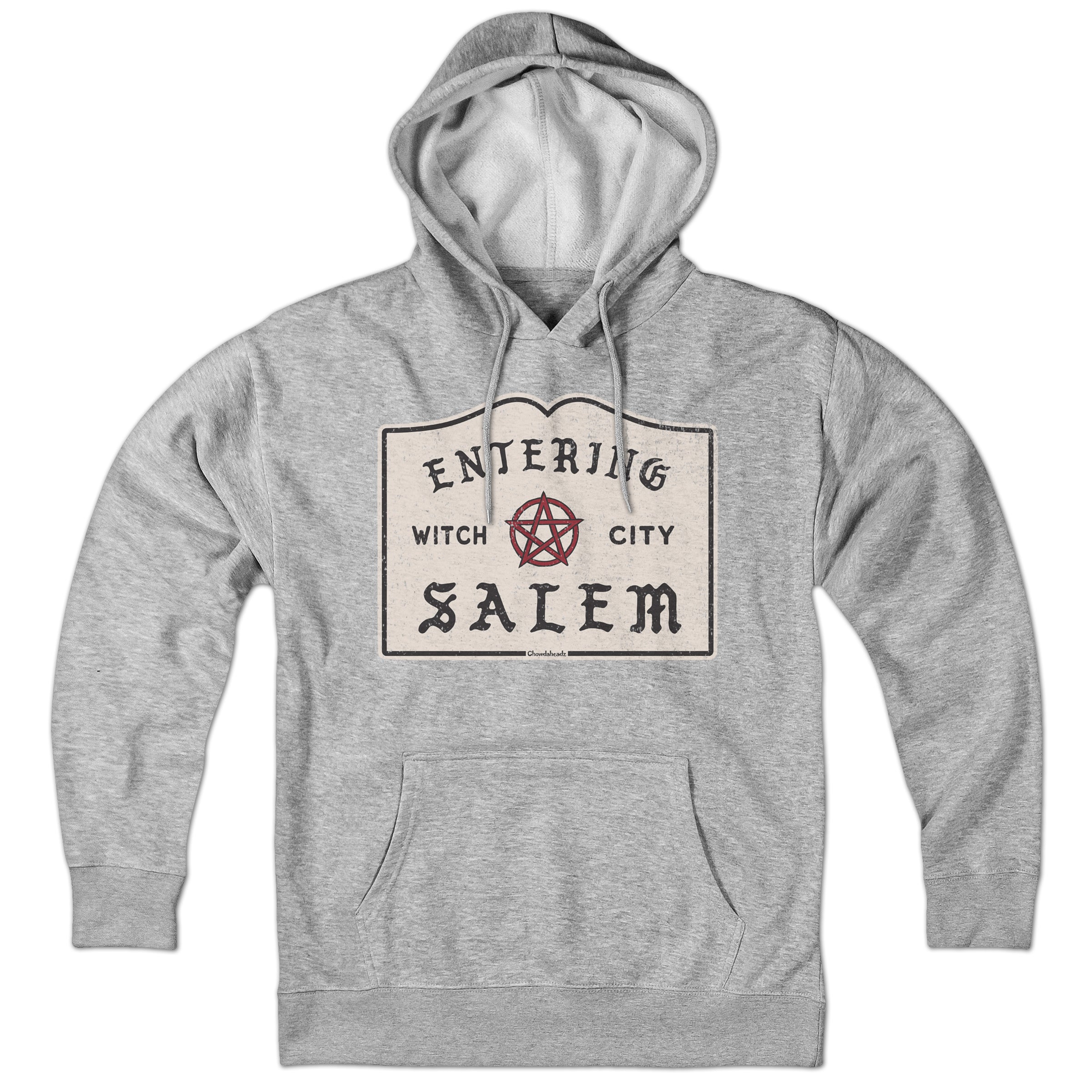 Entering Salem Sign Hoodie