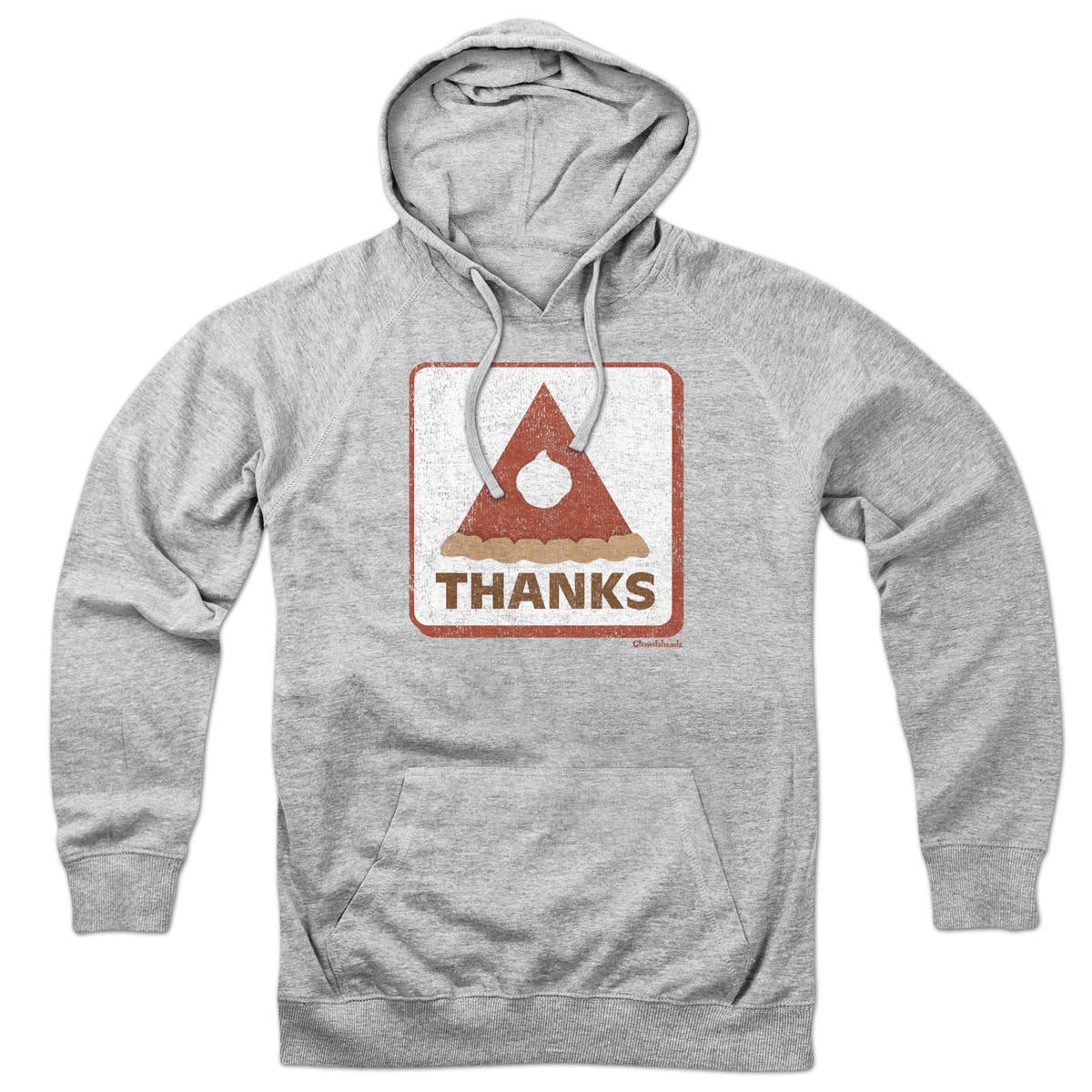 Thanks Thanksgiving Pie Sign Hoodie