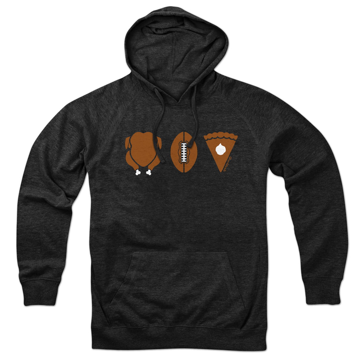 Turkey Football Pie Thanksgiving Hoodie