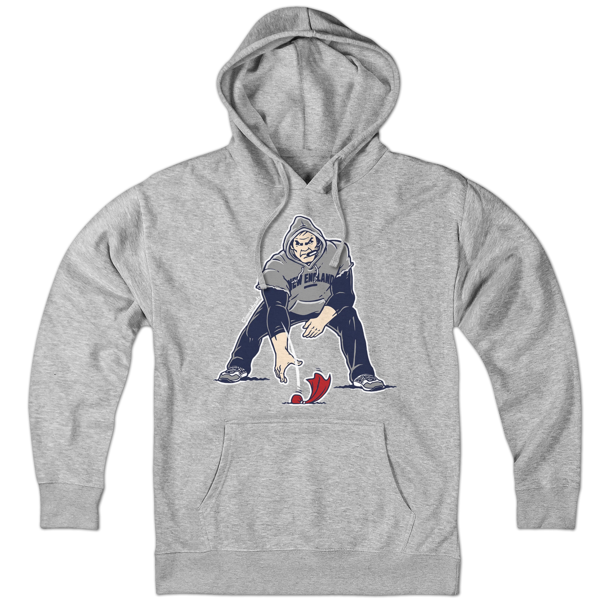 Three Point Stance Coach Belichick Hoodie