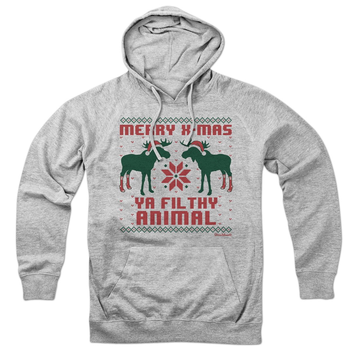 Merry X-Mas Moose Hoodie