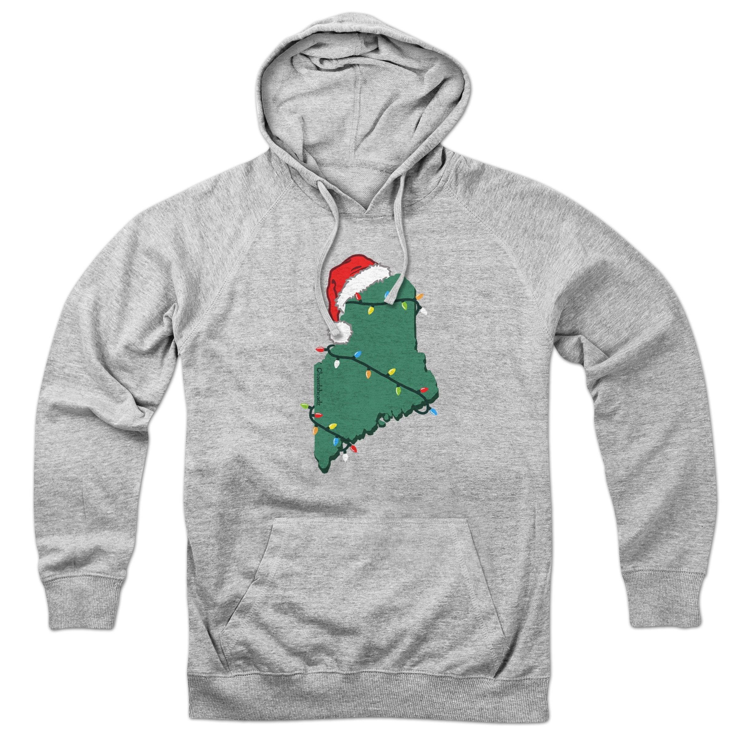 Santa Hat Maine Hoodie