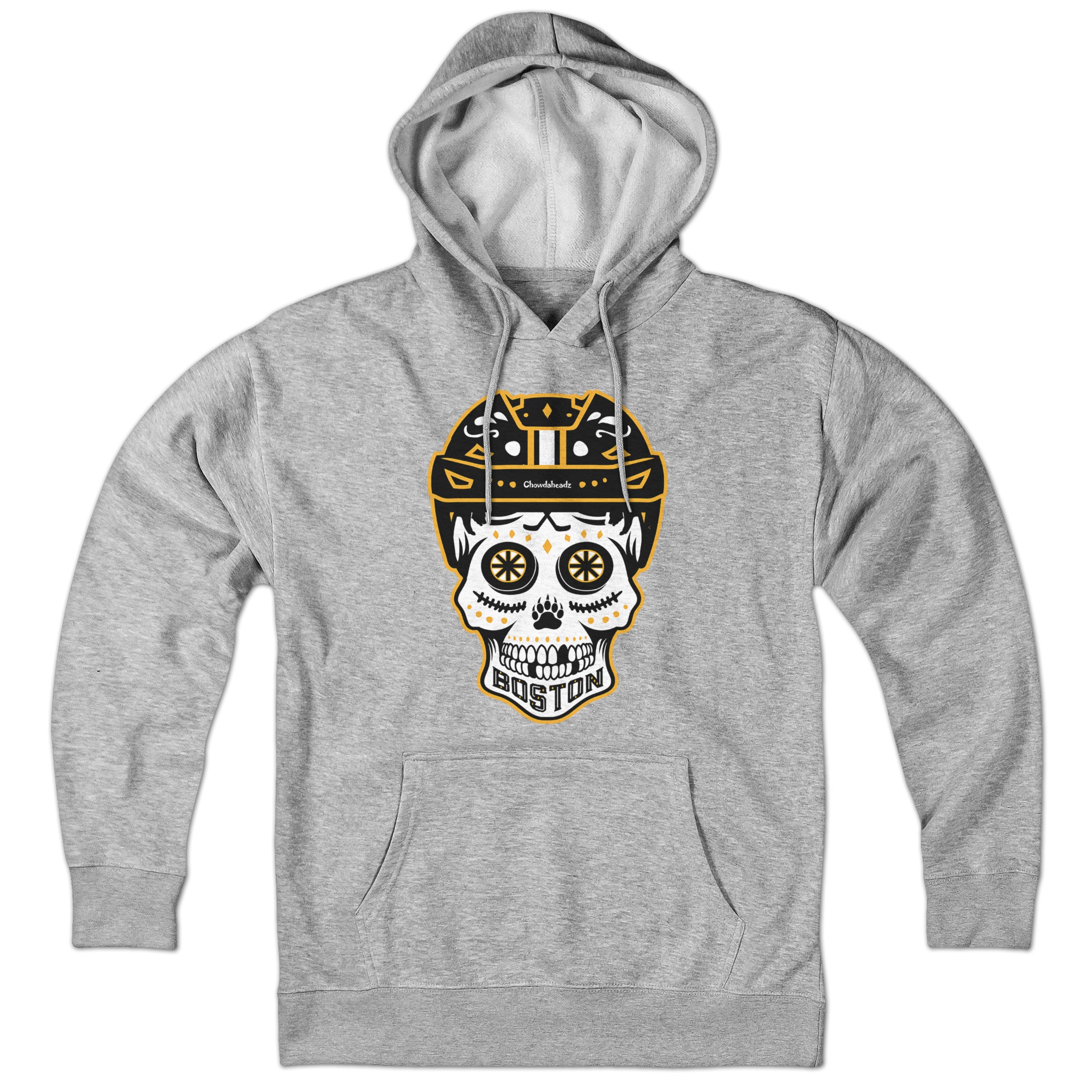 Boston Black And Gold Dead Head Hoodie