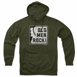Old Men Rock Sign Hoodie