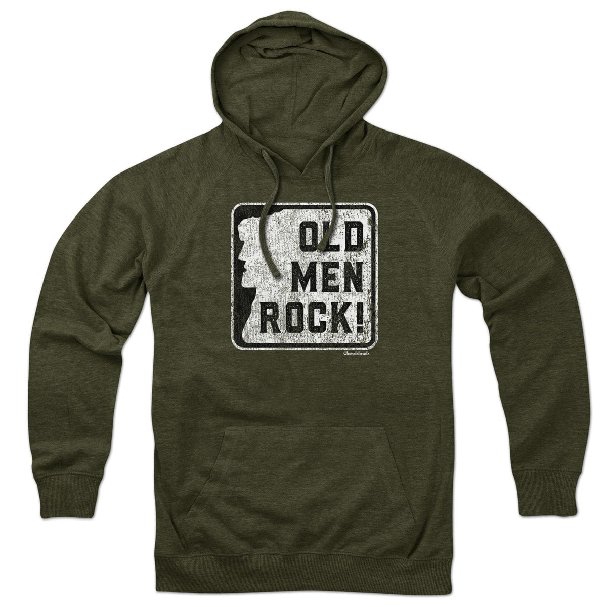 Old Men Rock Sign Hoodie