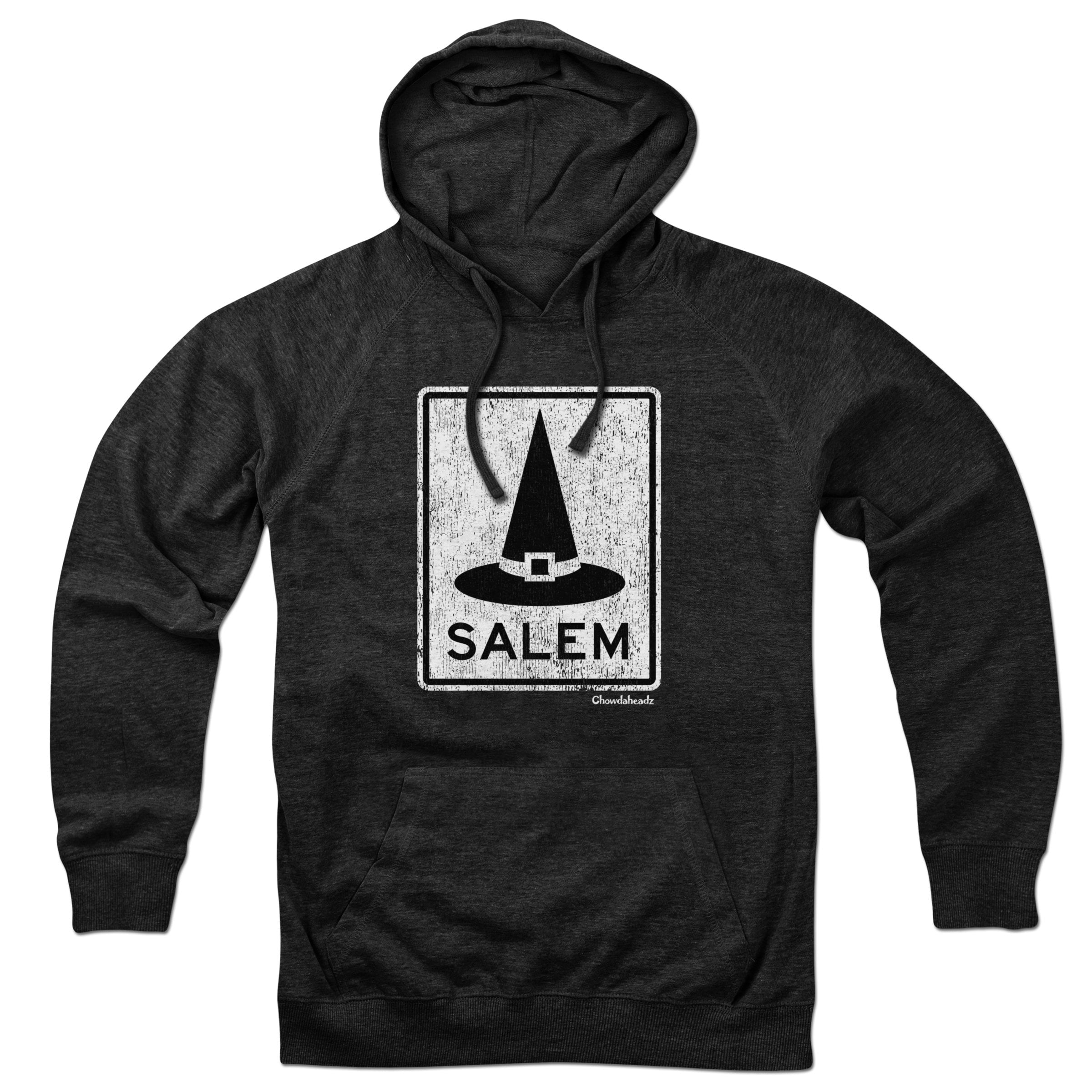 Salem Ma Witch Hat Sign Hoodie