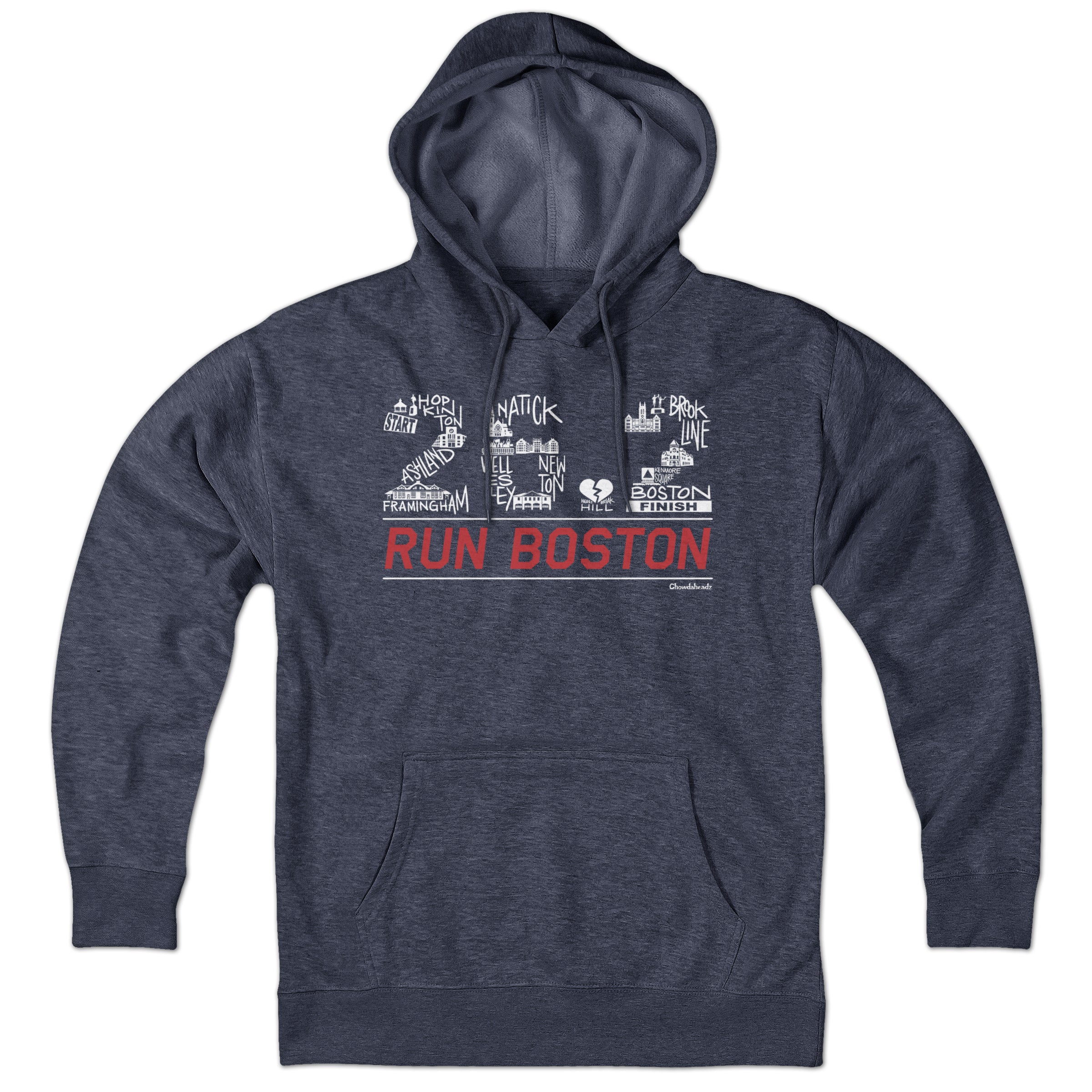 26.2 Run Boston Race Icons Hoodie