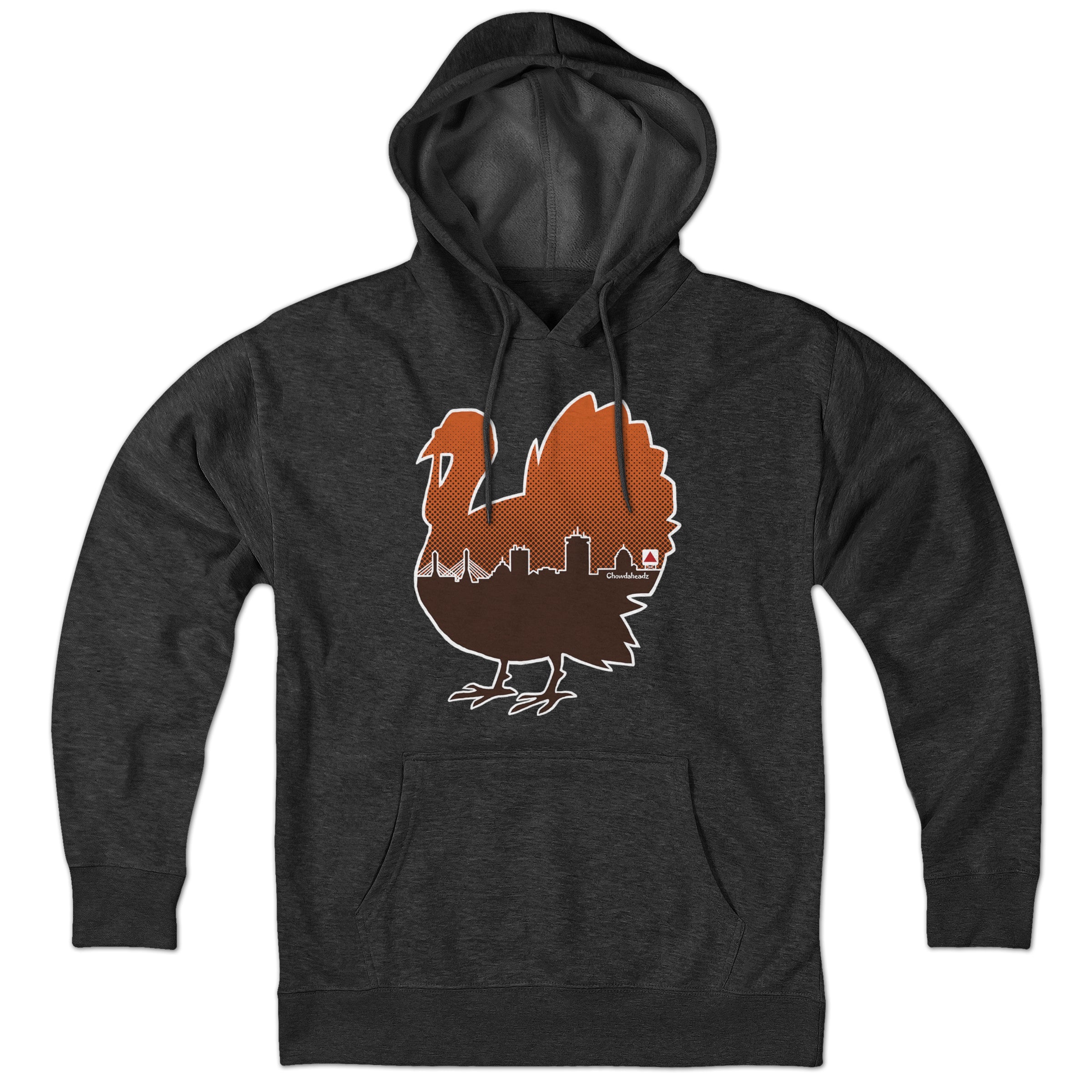 Boston Thanksgiving Turkey Skyline Hoodie