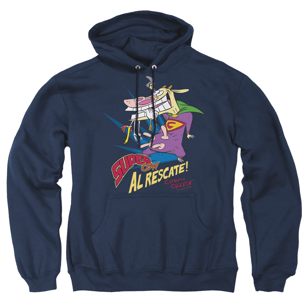 Cow And Chicken Super Cow – Pullover Hoodie