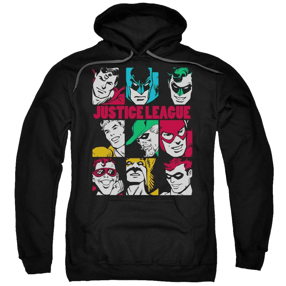 Dc Comics Nine Blocks Of Justice – Pullover Hoodie