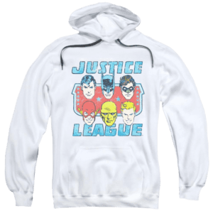 DC Comics Faces Of Justice - Pullover Hoodie
