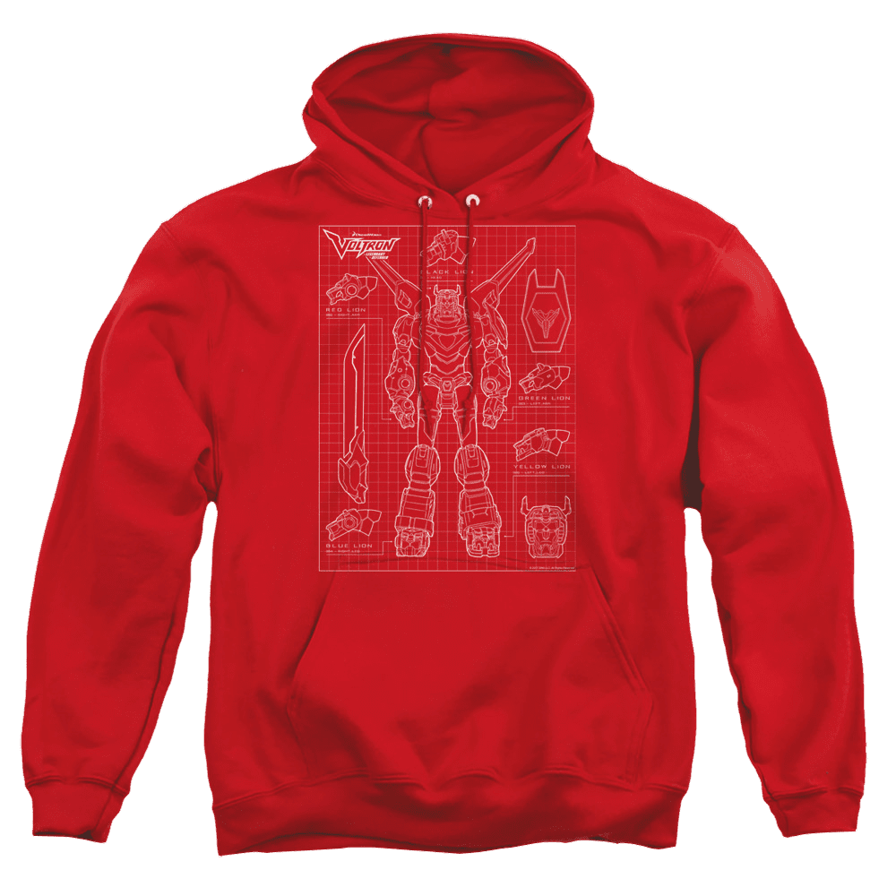 Voltron Voltron Schematic – Pullover Hoodie