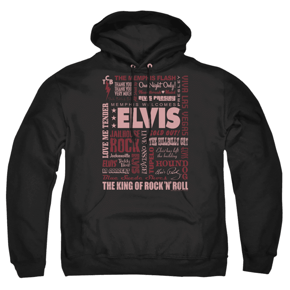 Elvis Presley Whole Lotta Type – Pullover Hoodie