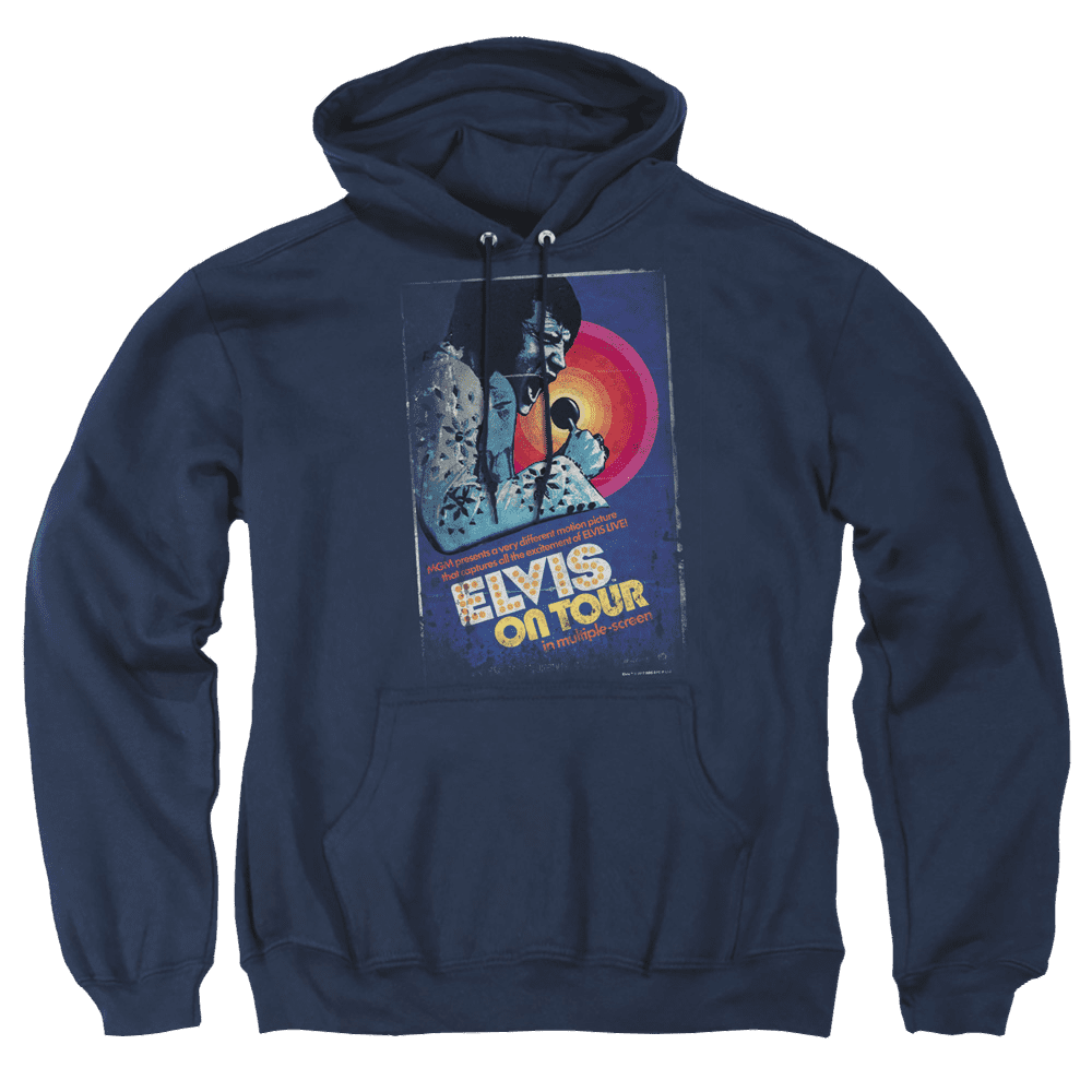 Elvis Presley On Tour Poster – Pullover Hoodie