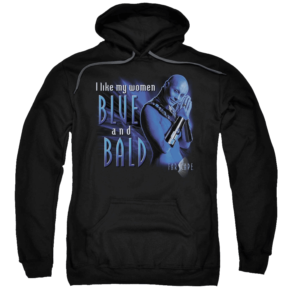 Farscape Blue And Bald – Pullover Hoodie