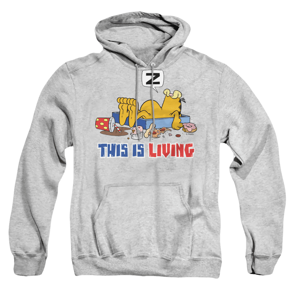 Garfield This Is Living – Pullover Hoodie