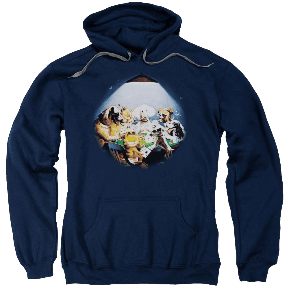 Garfield Playing With The Big Dogs – Pullover Hoodie