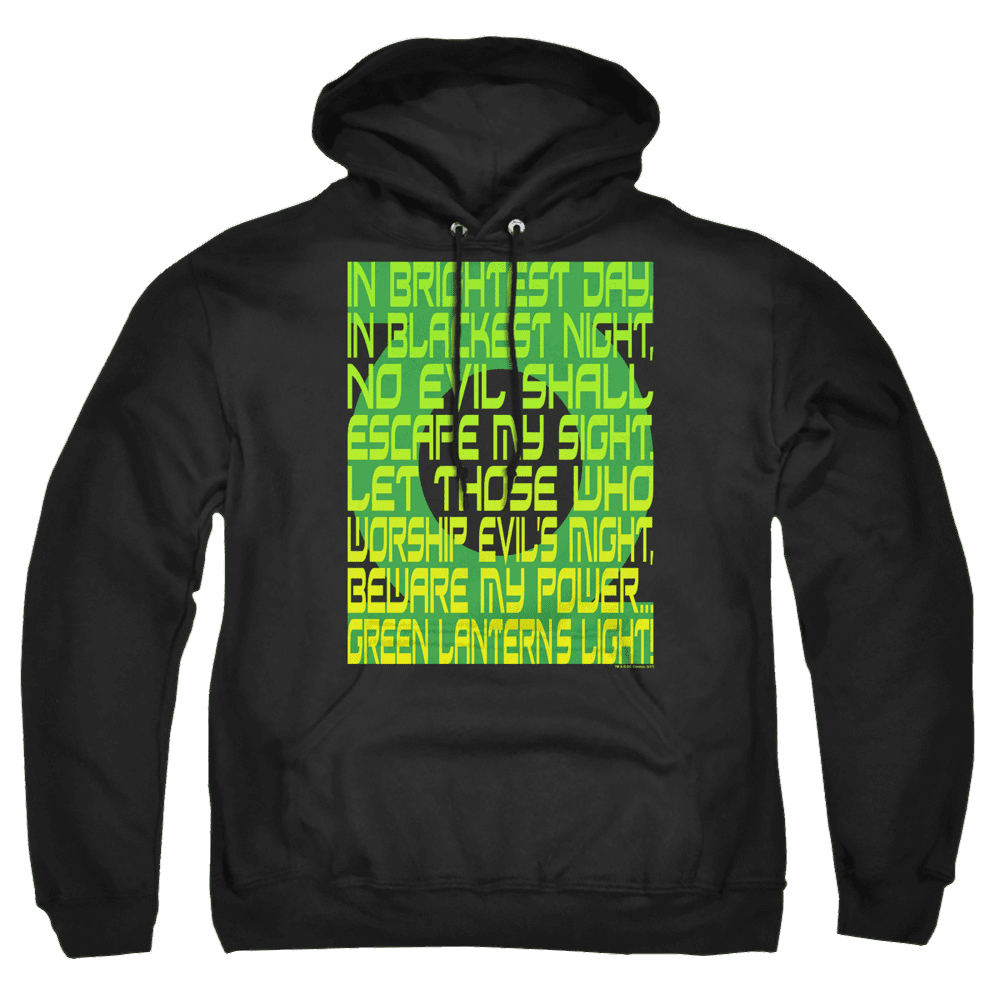 Green Lantern Green Lantern Oath – Pullover Hoodie