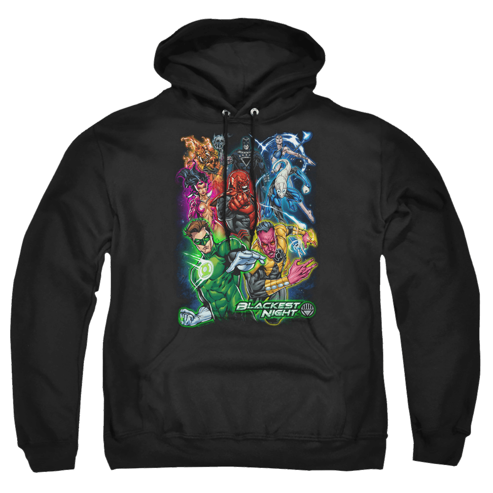 Green Lantern Blackest Group – Pullover Hoodie