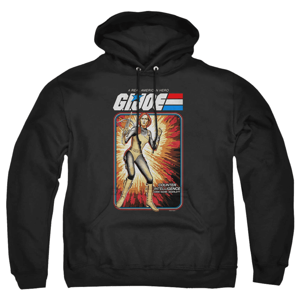 G.I. Joe Scarlett Card – Pullover Hoodie