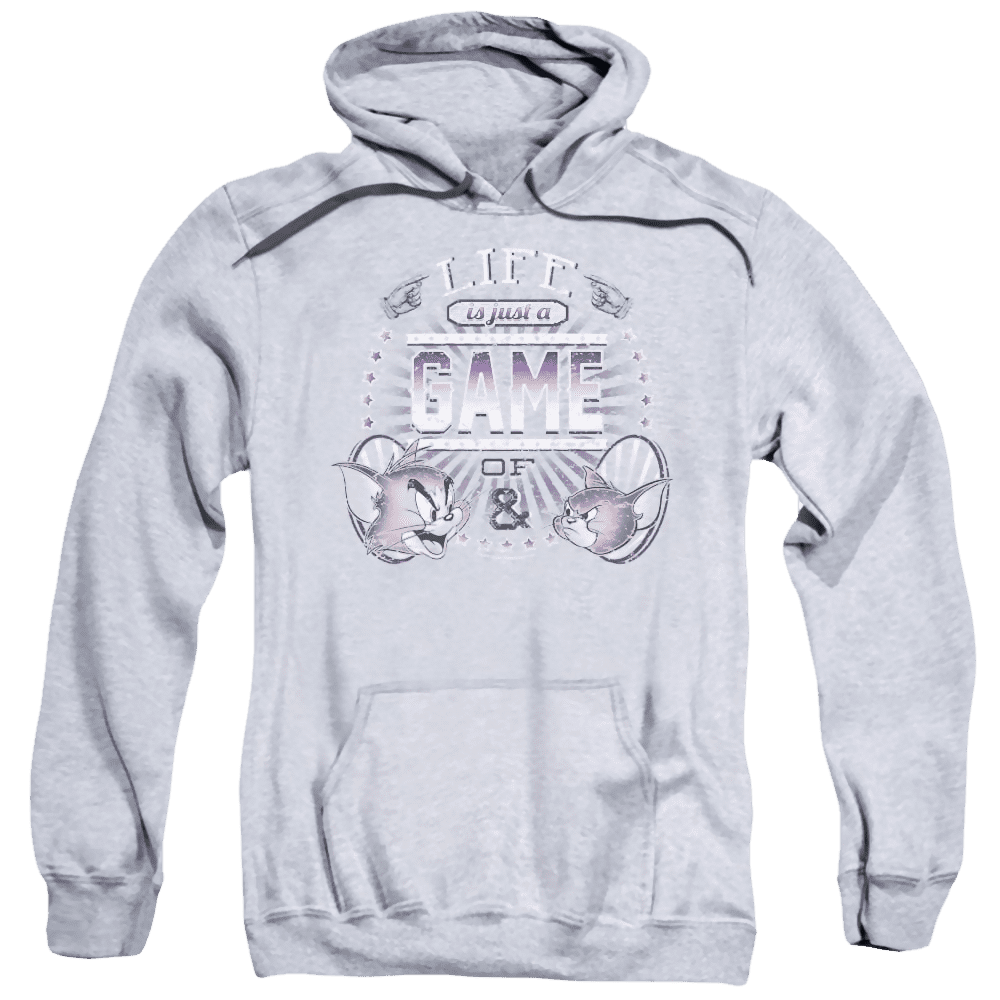 Tom And Jerry Life Is A Game Pullover Hoodie