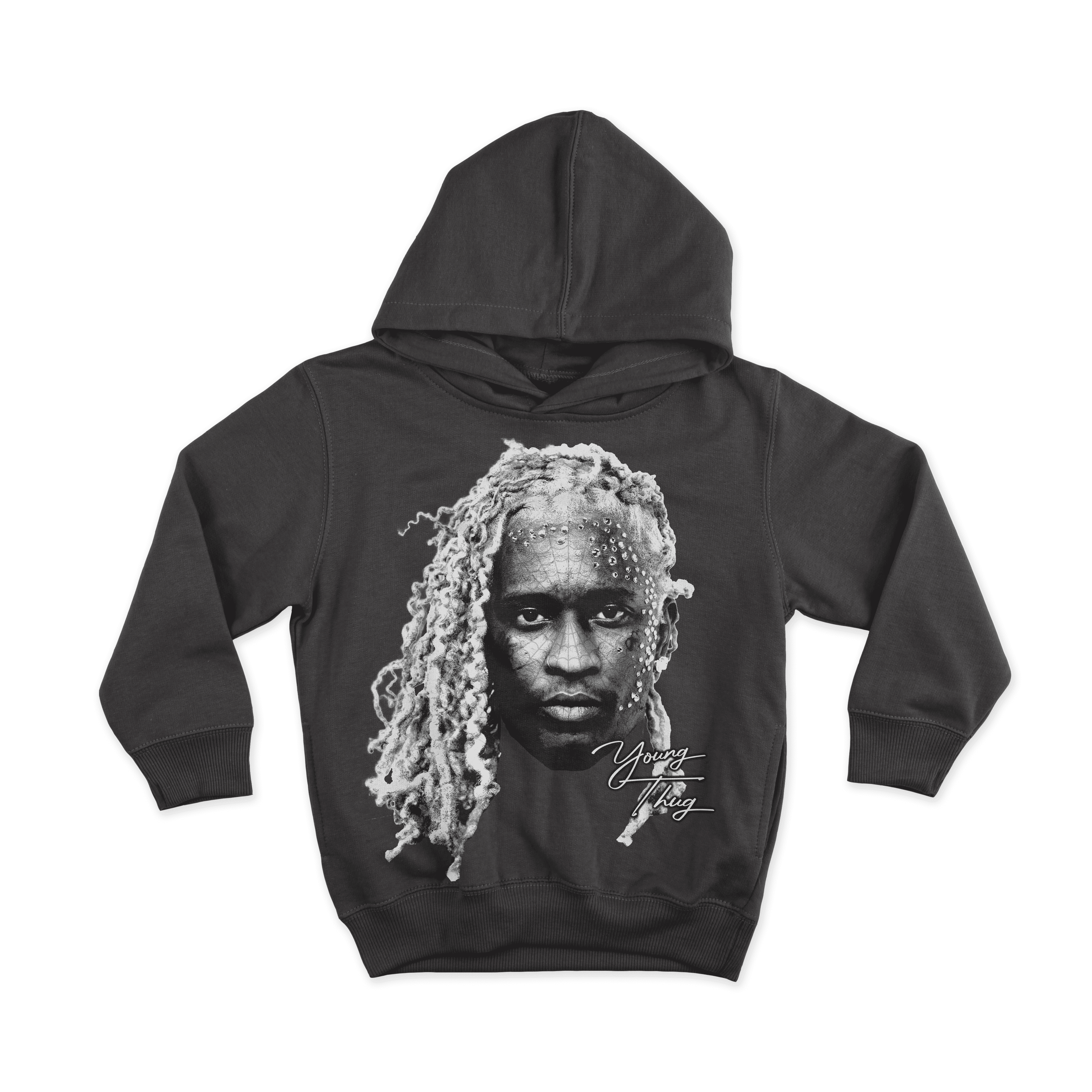 Young Thug Face – Vintage Bootleg All Over Print Hoodie