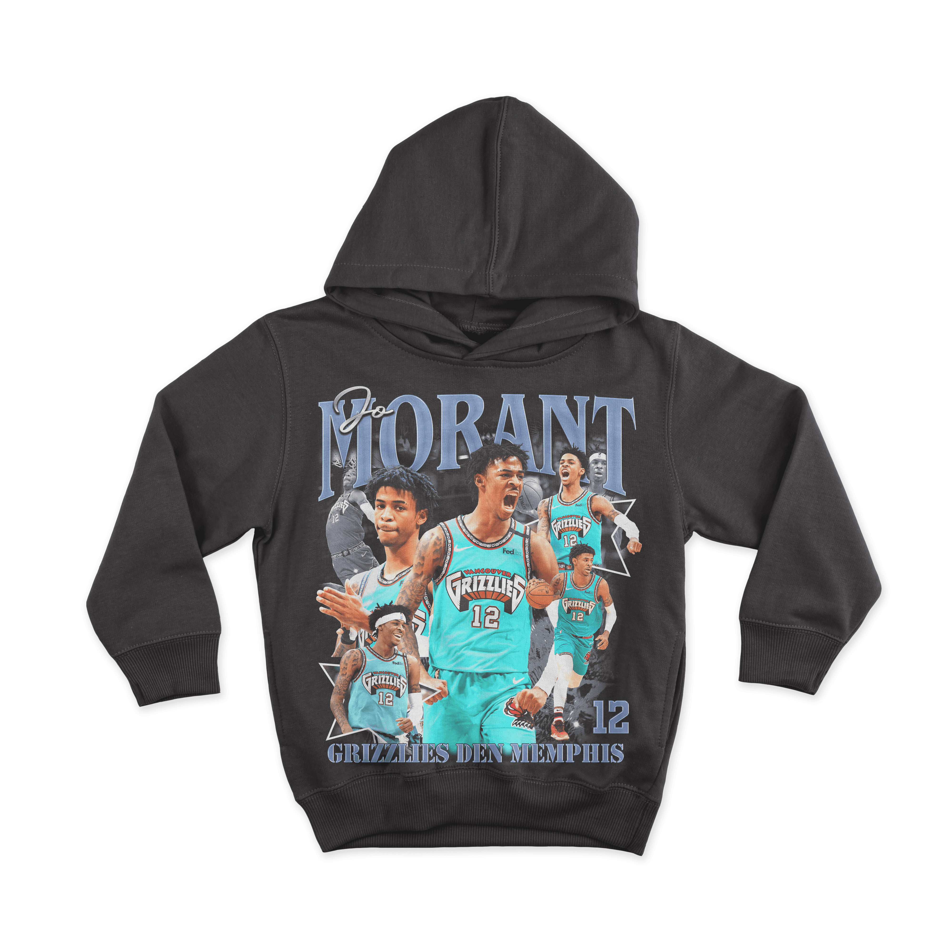 Ja Morant – Vintage Bootleg All Over Print Hoodie