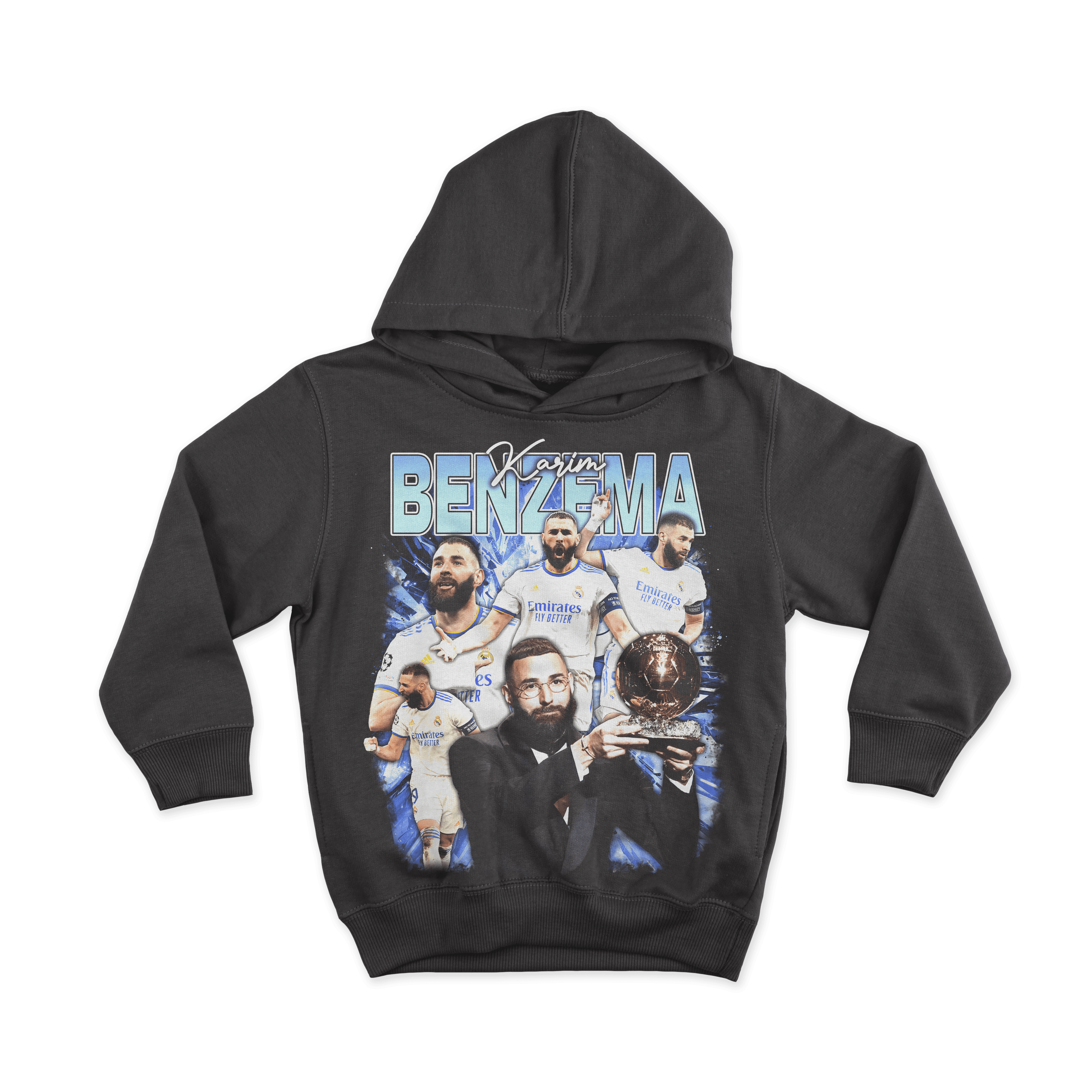 Karim Benzema – Vintage Bootleg All Over Print Hoodie