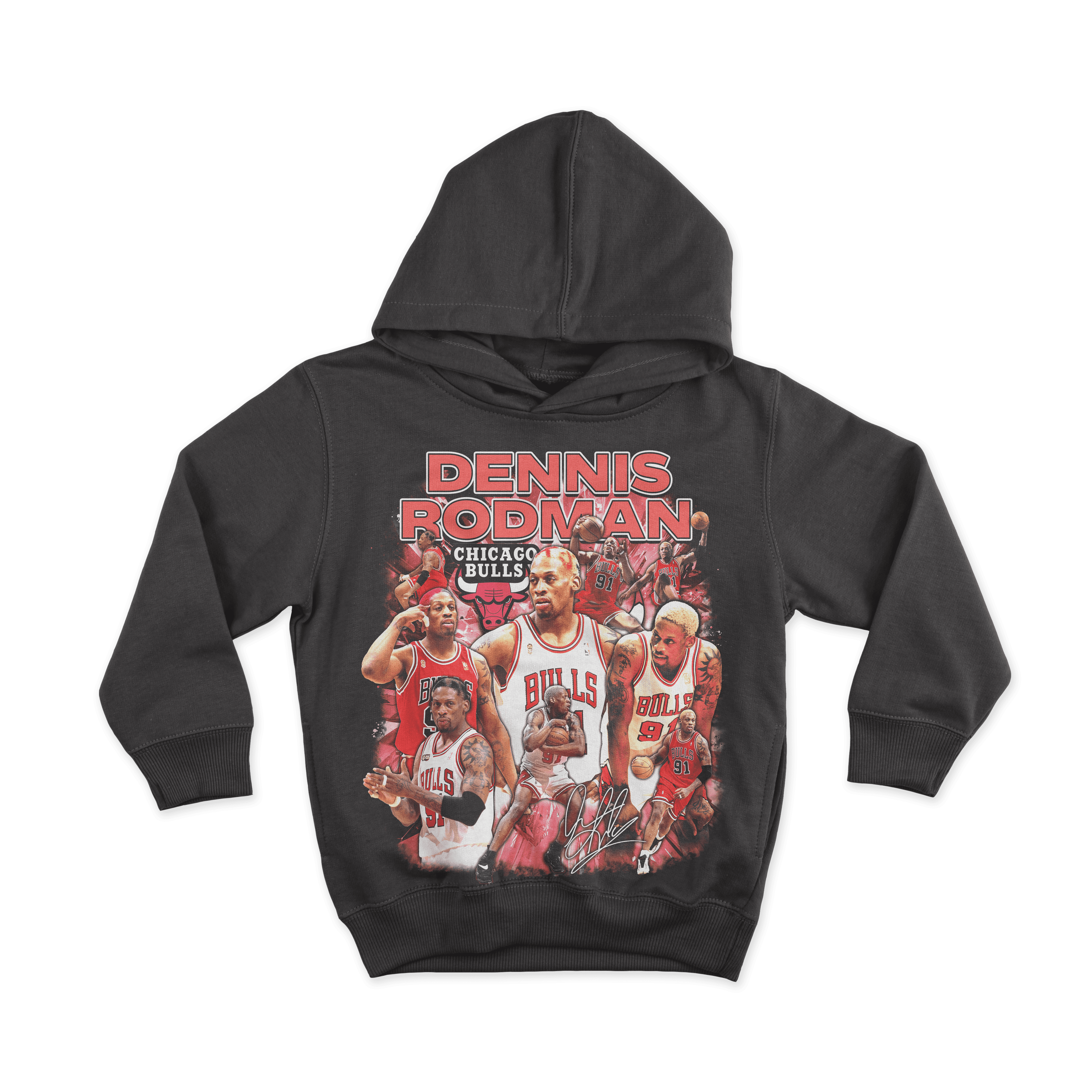 Dennis Rodman – Vintage Bootleg All Over Print Hoodie