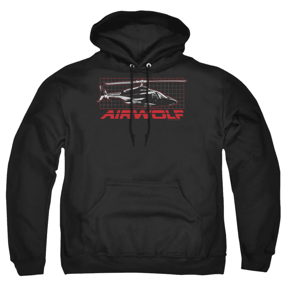 Airwolf Grid – Pullover Hoodie