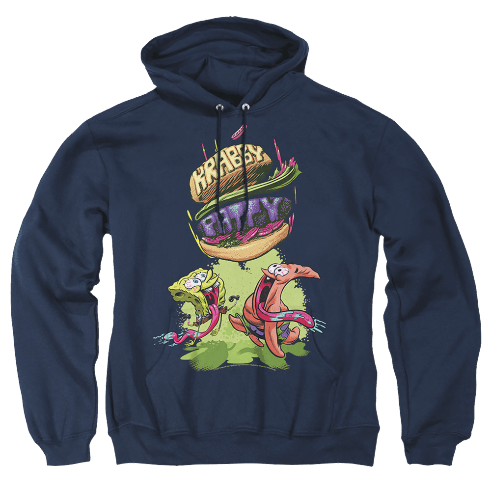 Spongebob Squarepants Krabby Patty From The Sky – Pullover Hoodie