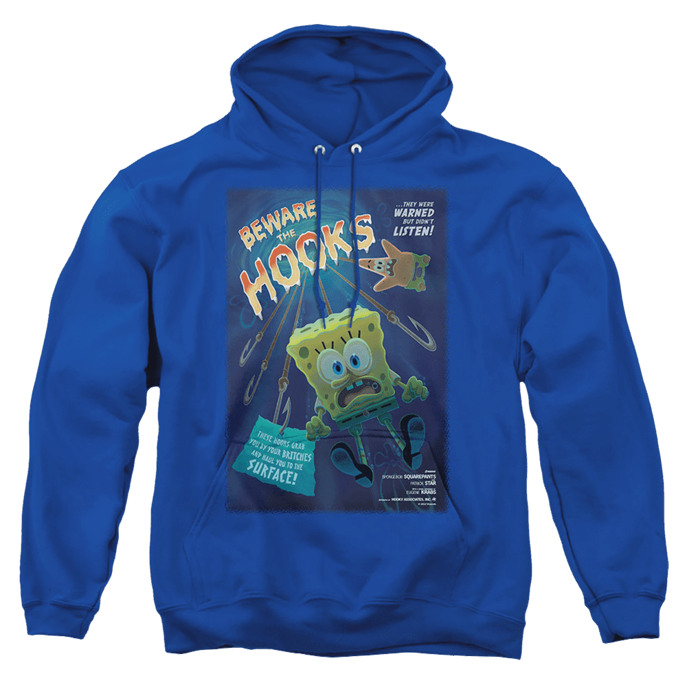 Spongebob Squarepants Beware The Hooks – Pullover Hoodie