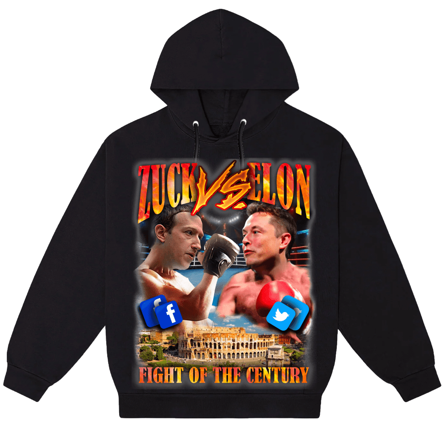 Zuck Vs Elon Unisex Hoodie