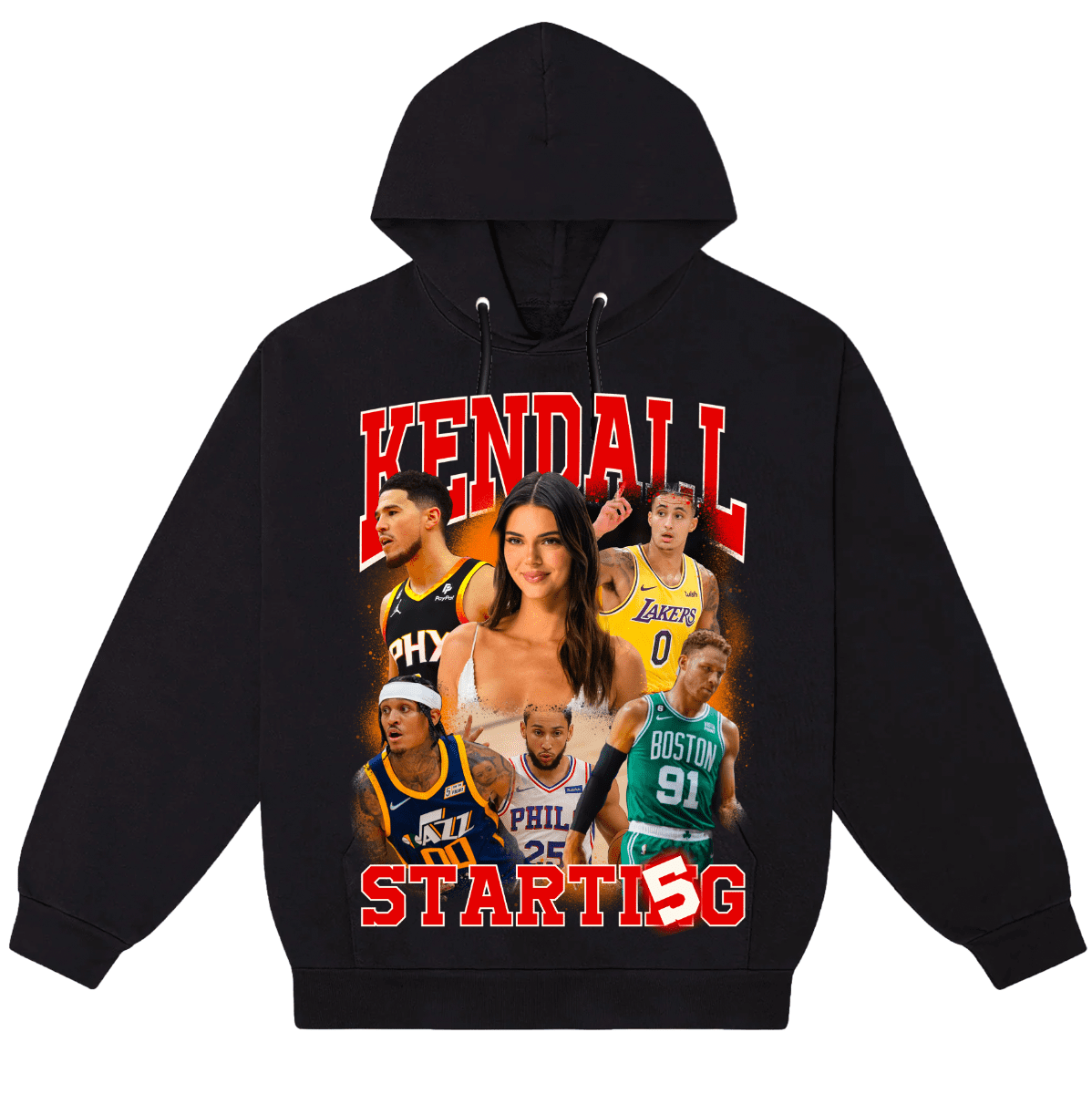 Kendall Starting 5 Unisex Hoodie