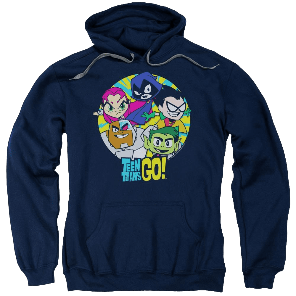 Teen Titans Go Go Go Group Pullover Hoodie