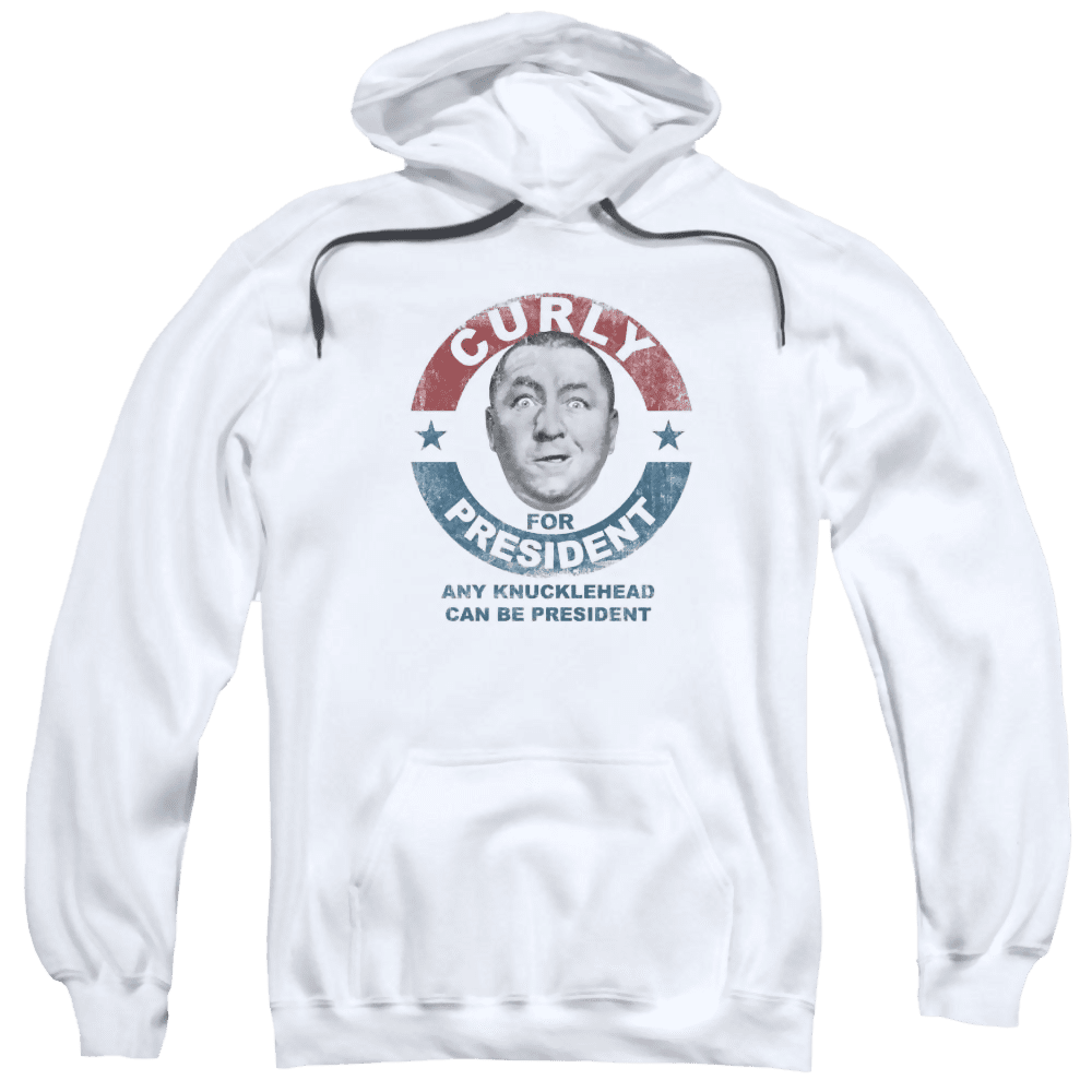 The Three Stooges Curly For President Pullover Hoodie