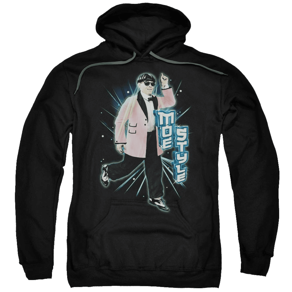 The Three Stooges Moe Style Pullover Hoodie