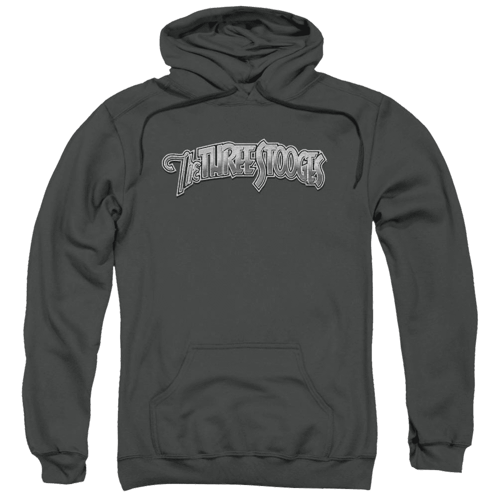 The Three Stooges Metallic Logo Pullover Hoodie