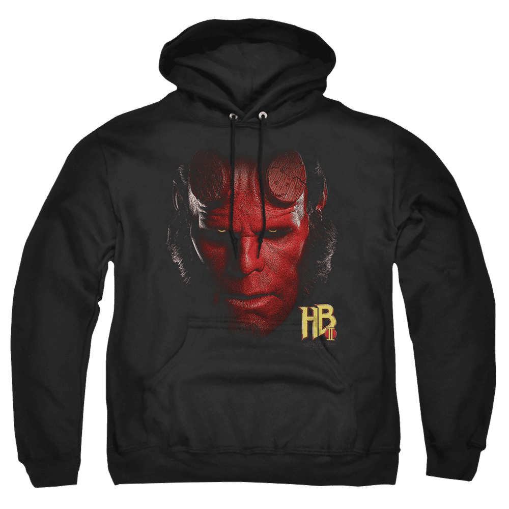 Hellboy 2 The Golden Army Hellboy Head – Pullover Hoodie