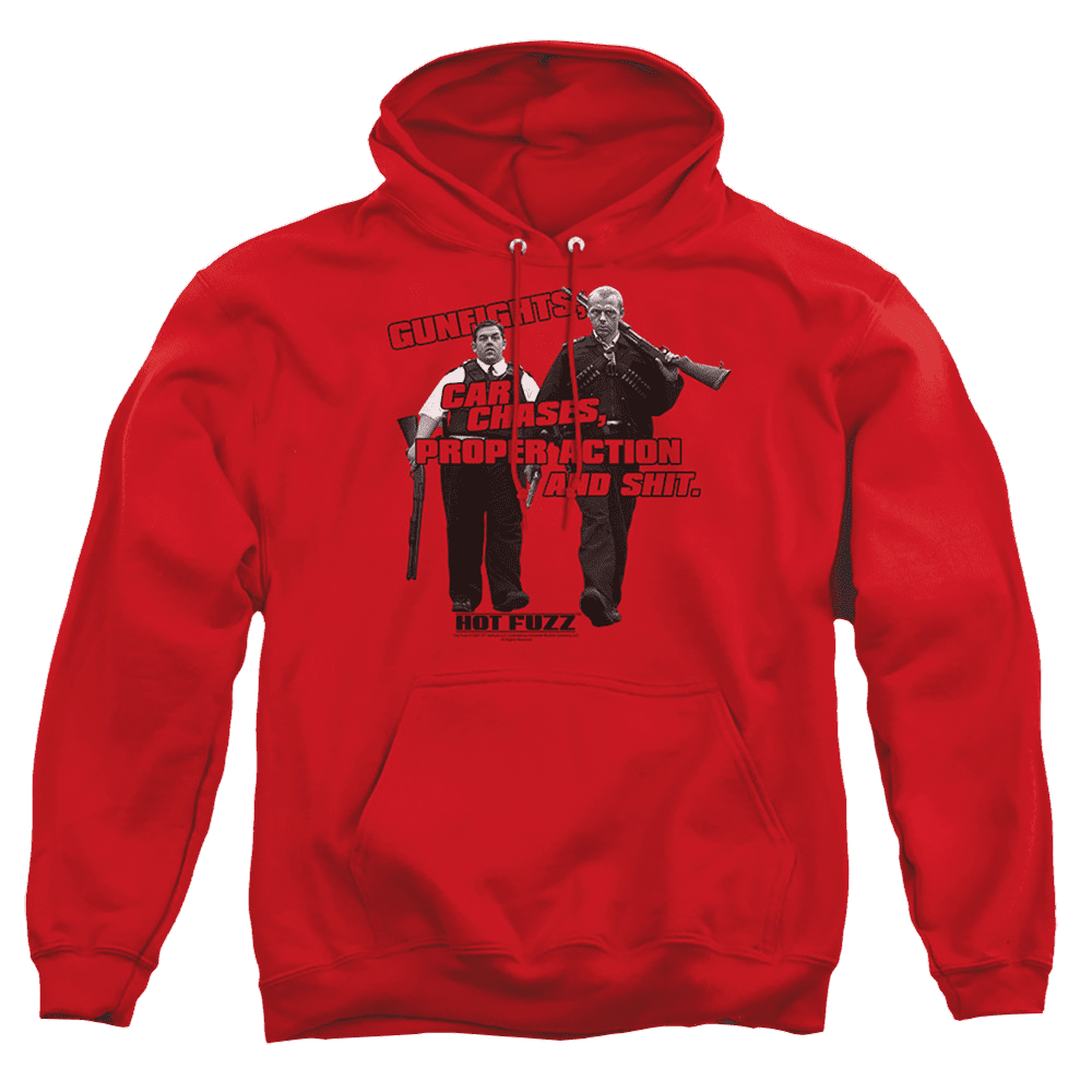 Hot Fuzz Days Work – Pullover Hoodie